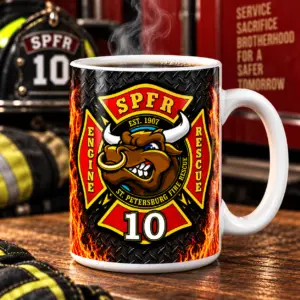 SPFD- 15oz Ceramic Coffee Mug - 10