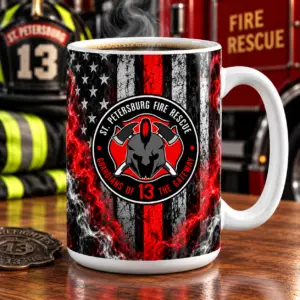 SPFD- 15oz Ceramic Coffee Mug - 13