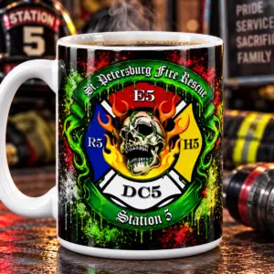 SPFD- 15oz Ceramic Coffee Mug - 5